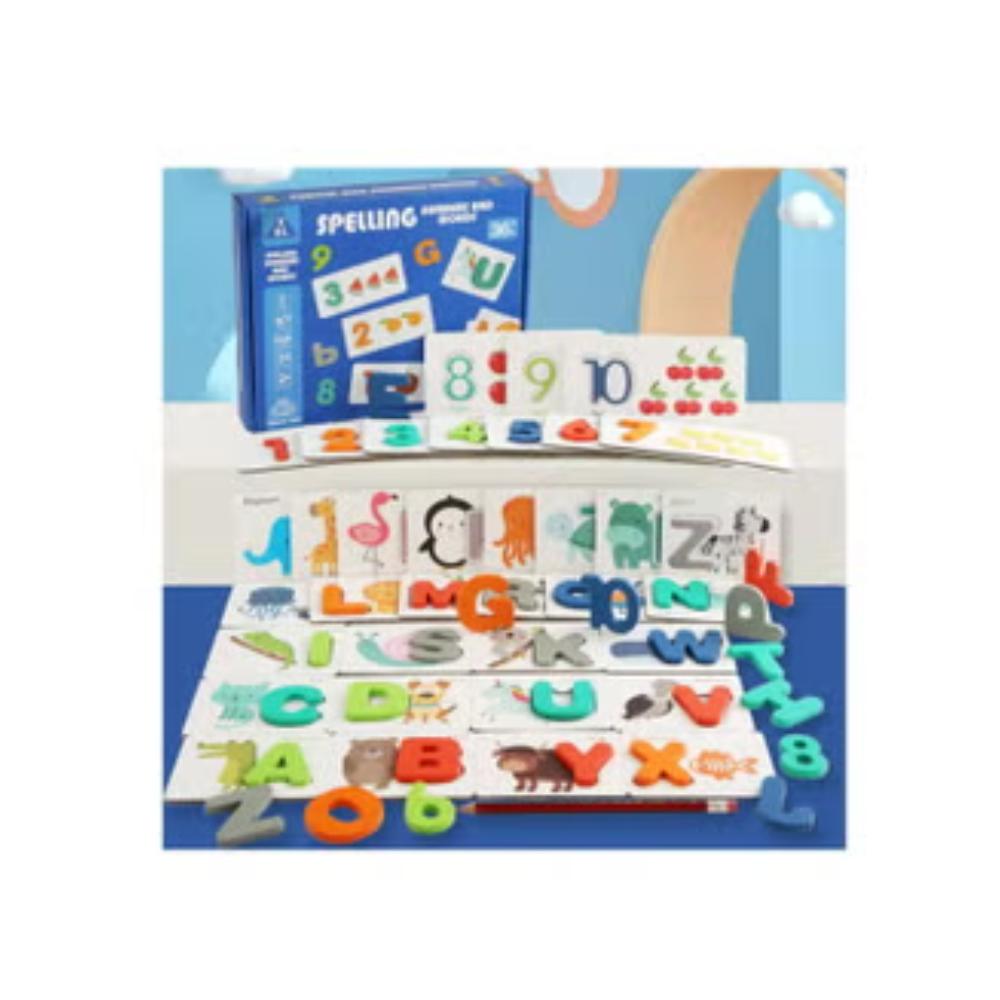Factory Price - Wooden Letter Learning Cards Game Abc Puzzle