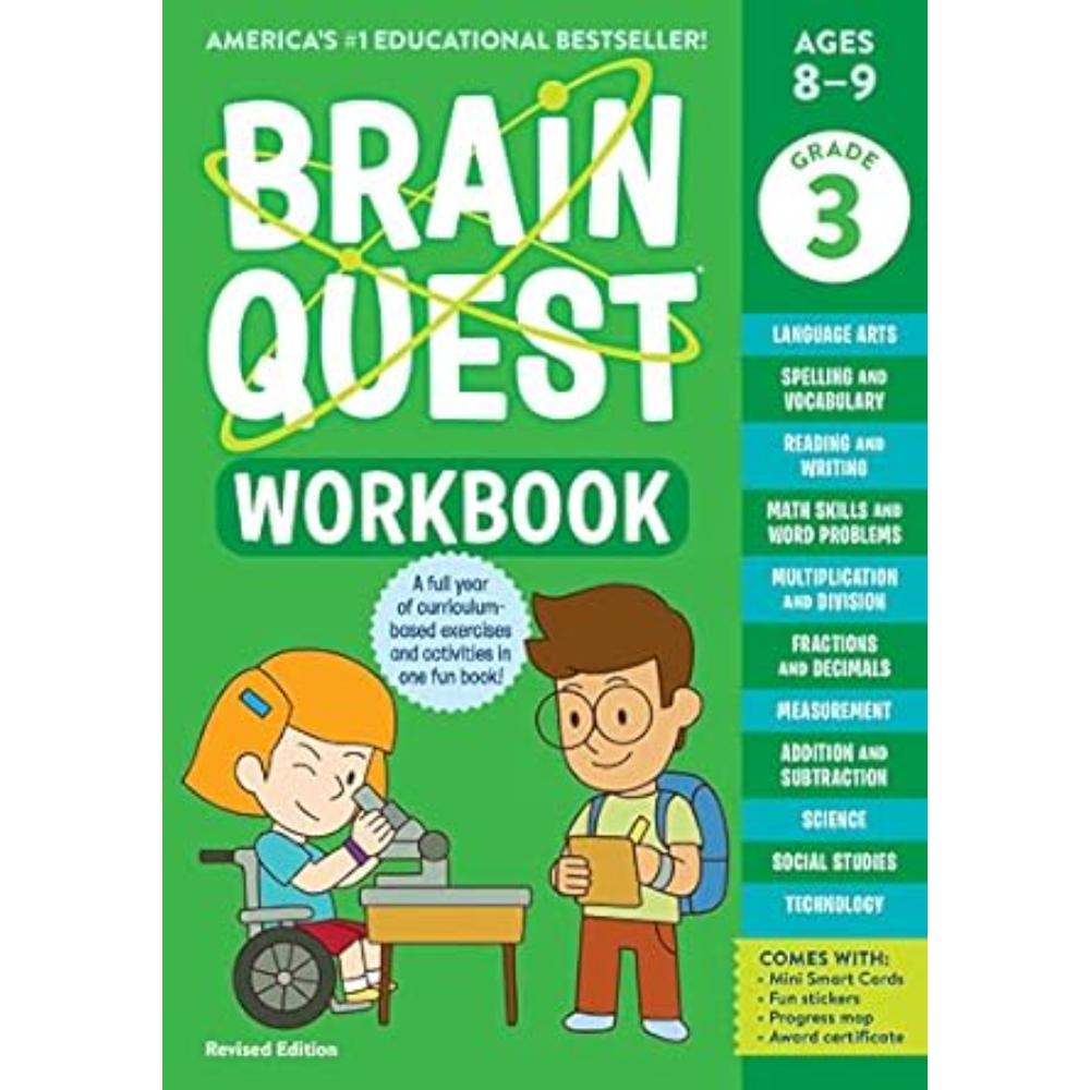 Hachette Us - Brain Quest Workbook: 3rd Grade Revised Edition