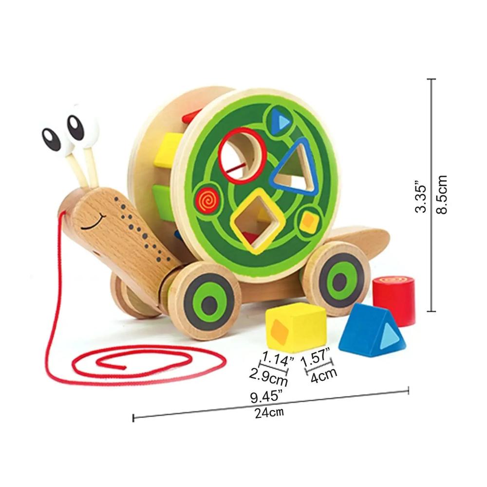 Hape - Walk-A-Long Snail
