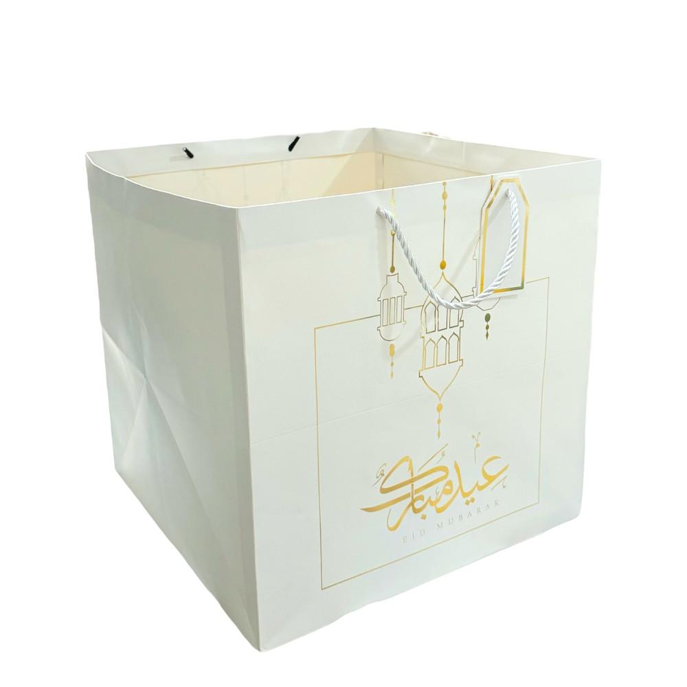 Highland - 6 Pcs Eid Mubarak Gift Bags (30x30x30cm)