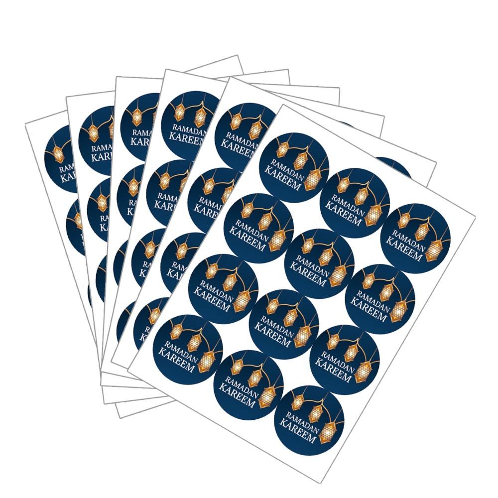 Highland - Ramadan Kareem Stickers for Gifts Envelopes - 120Pcs