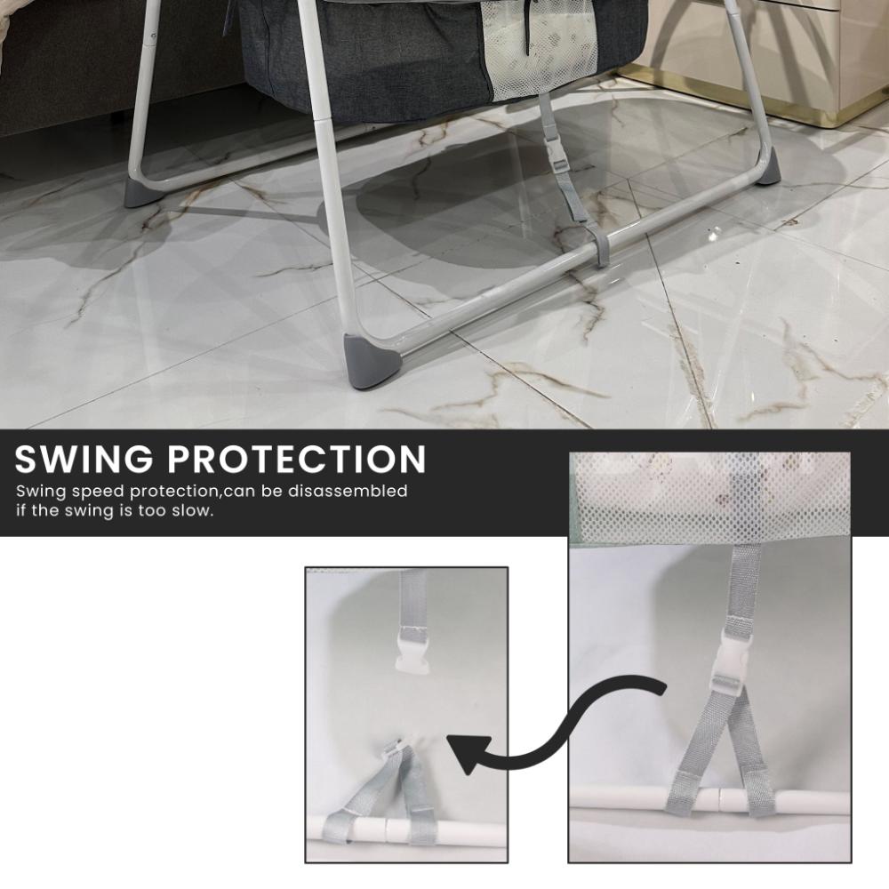 Hocc - 3 in 1 Electric Baby Cot Cum Rocker With Remote Control