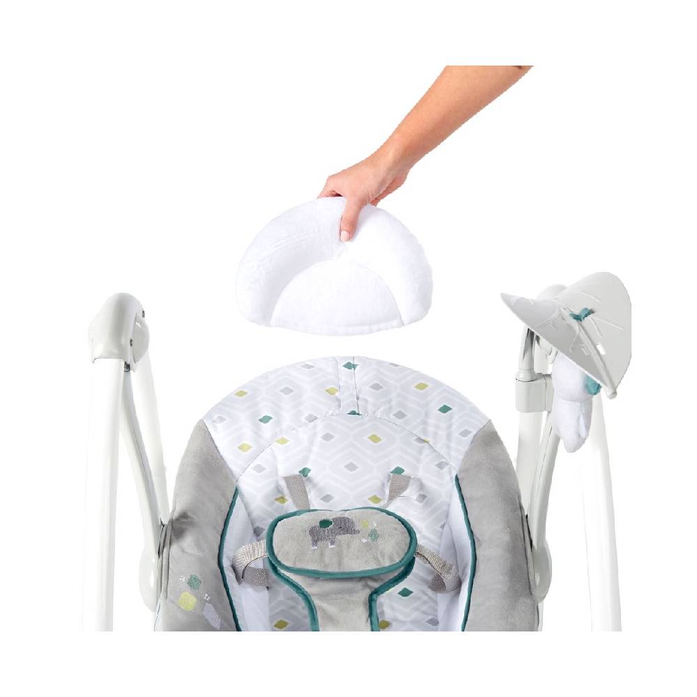 Ingenuity - ConvertMe Swing-2-Seat Portable Swing - Nash