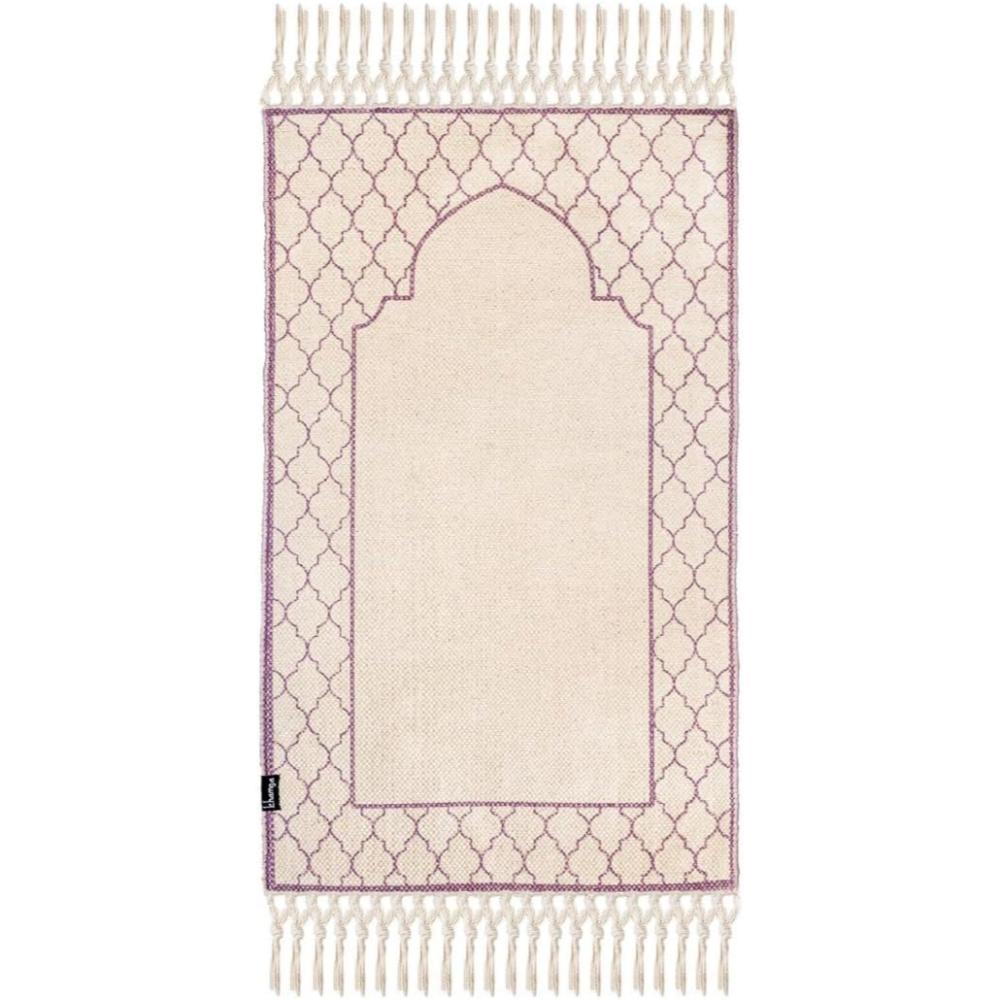 Khamsa Classic - Muslim Prayer Mat for Adult - Mauv - Lavender