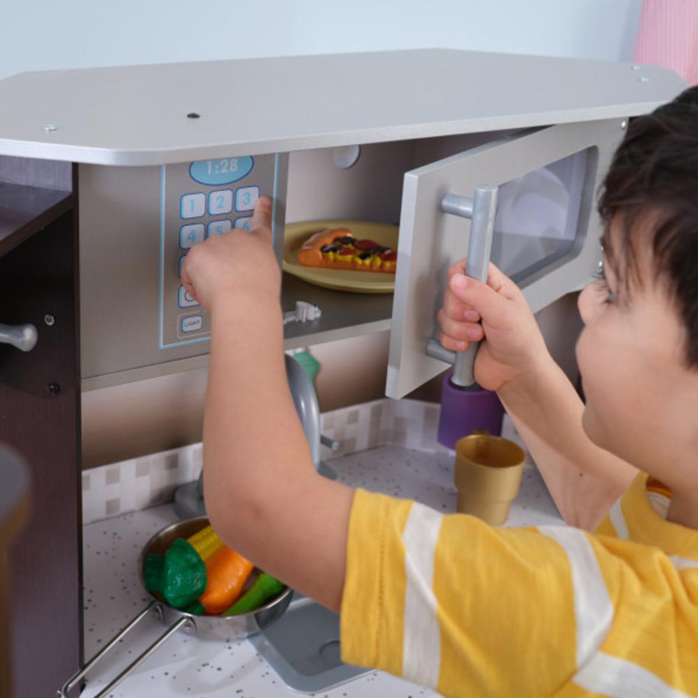 Kidkraft - Ultimate Corner Play Kitchen Espresso