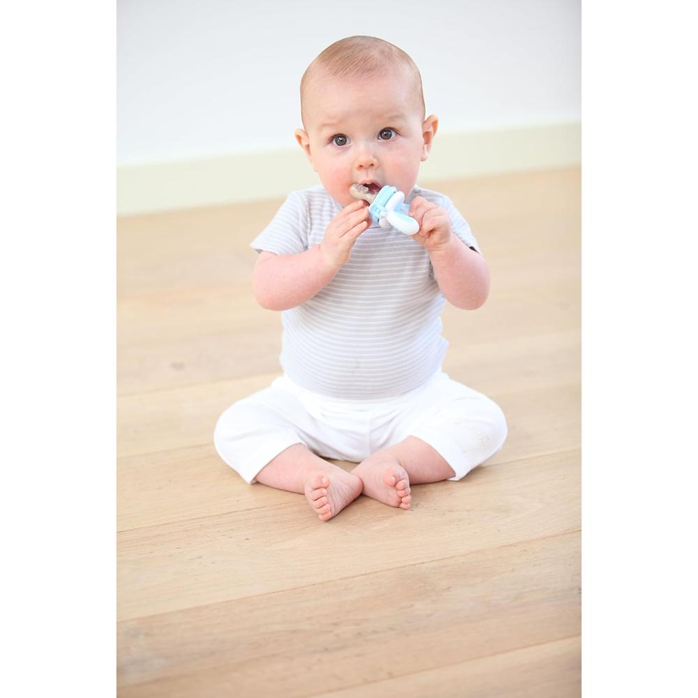 Kidsme - Food Feeder Max with BPA Free Silicone From 4 months and above - Size:M Pack of 1 - Yellow