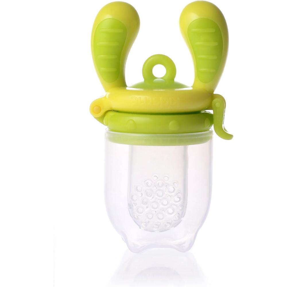 Kidsme - Food Feeder Max with BPA Free Silicone From 4 months and above - Size:M Pack of 1 - Yellow