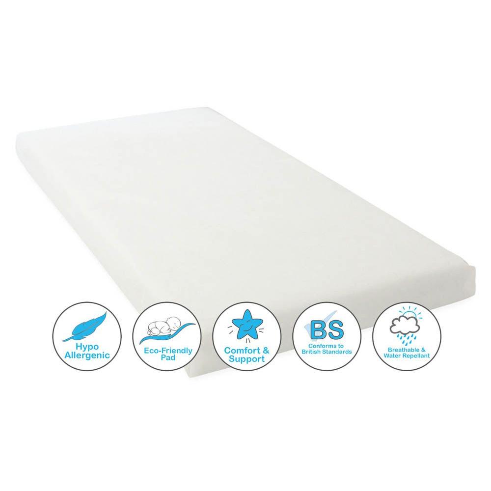Kinder Valley - Safari Friends 7 Pc Toddler Bed White Bundle