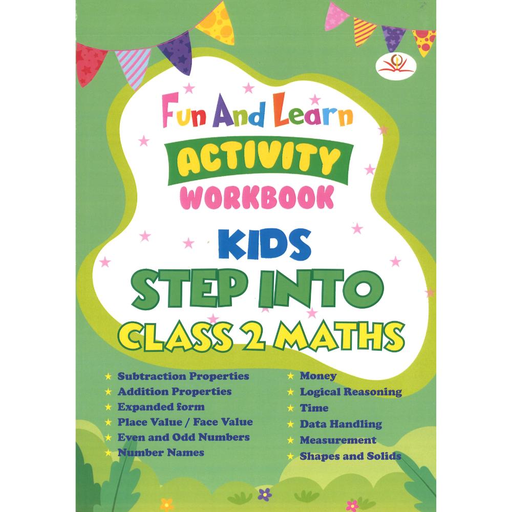 Kohli Book Distributors - Fun and Learn Activity Workbook - Step Into Class 2 Maths