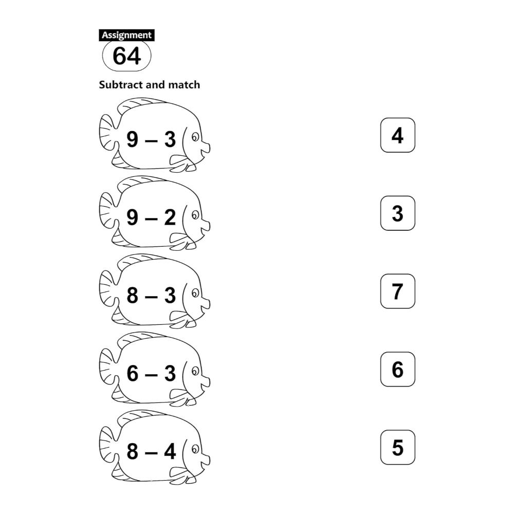 Kohli Book Distributors - Fun and Learn Activity Worksheet - Subtraction
