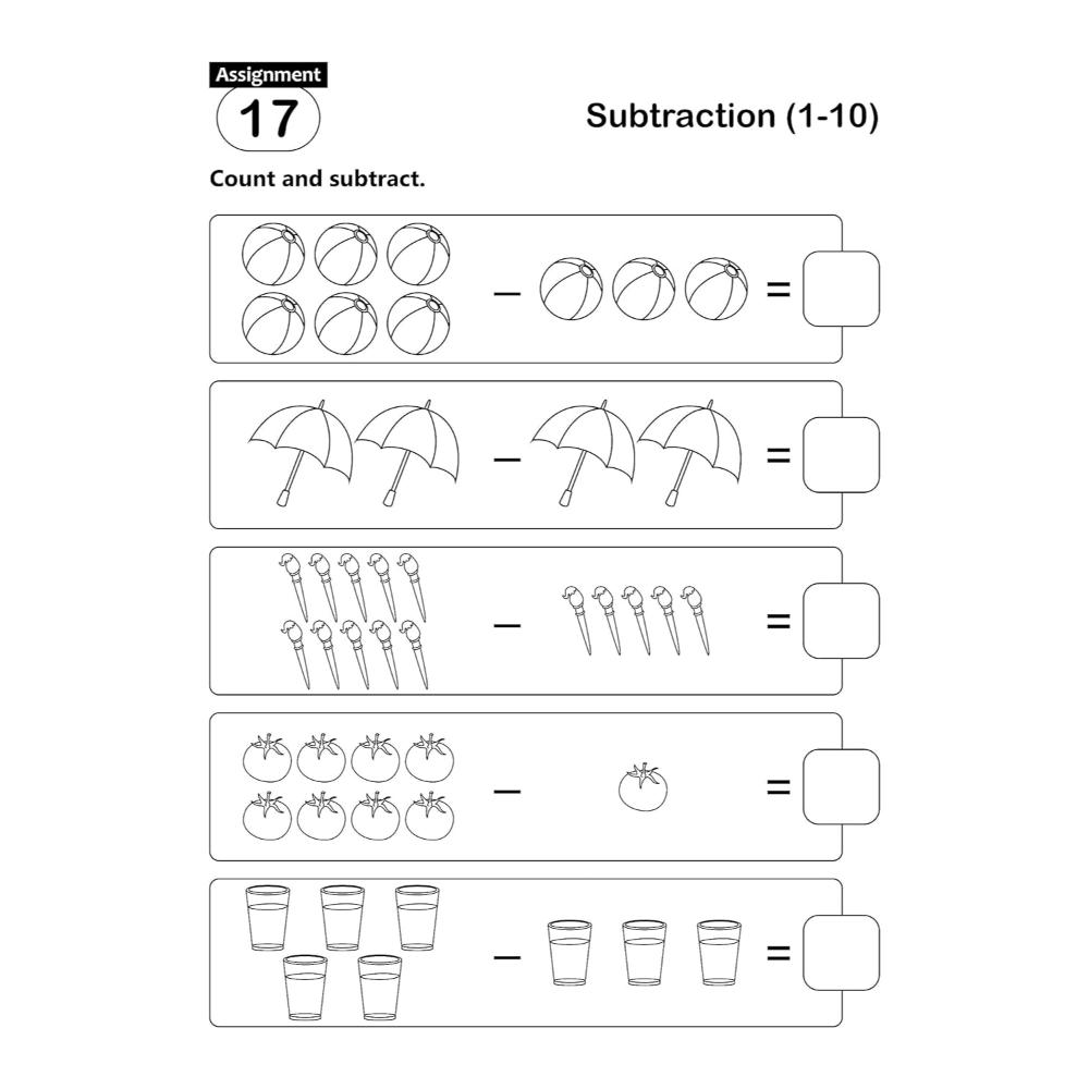 Kohli Book Distributors - Fun and Learn Activity Worksheet - Subtraction