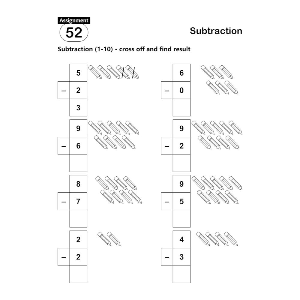 Kohli Book Distributors - Fun and Learn Activity Worksheet - Subtraction