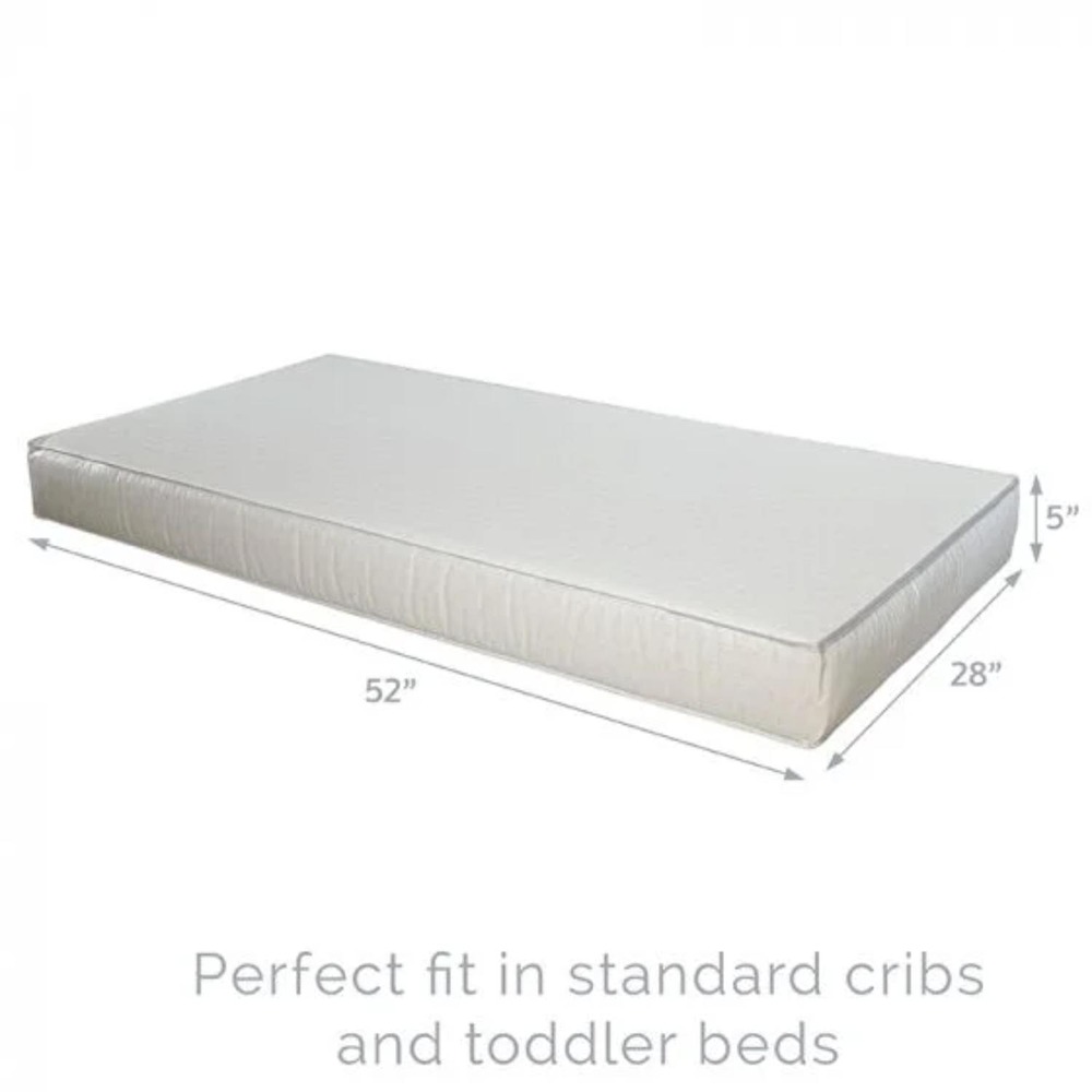 Kolcraft - Fresh Start Polyfoam Crib Mattress - White Windsor