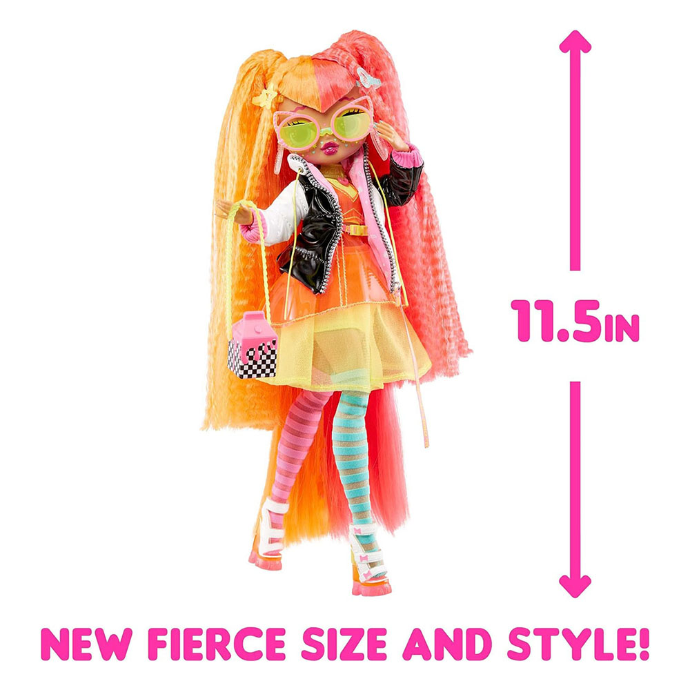 L.O.L. Surprise - OMG Fashion Doll with Surprises - Neonlicious