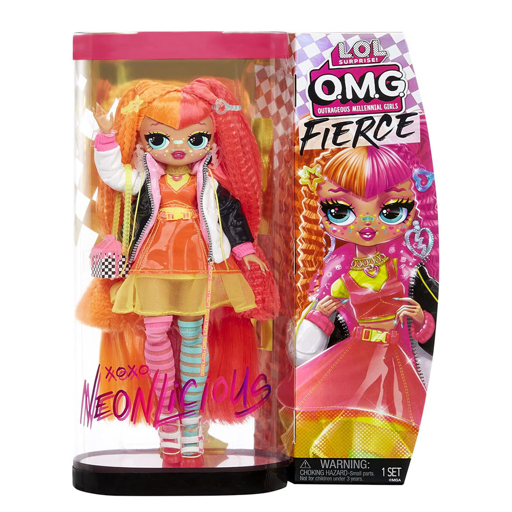 L.O.L. Surprise - OMG Fashion Doll with Surprises - Neonlicious