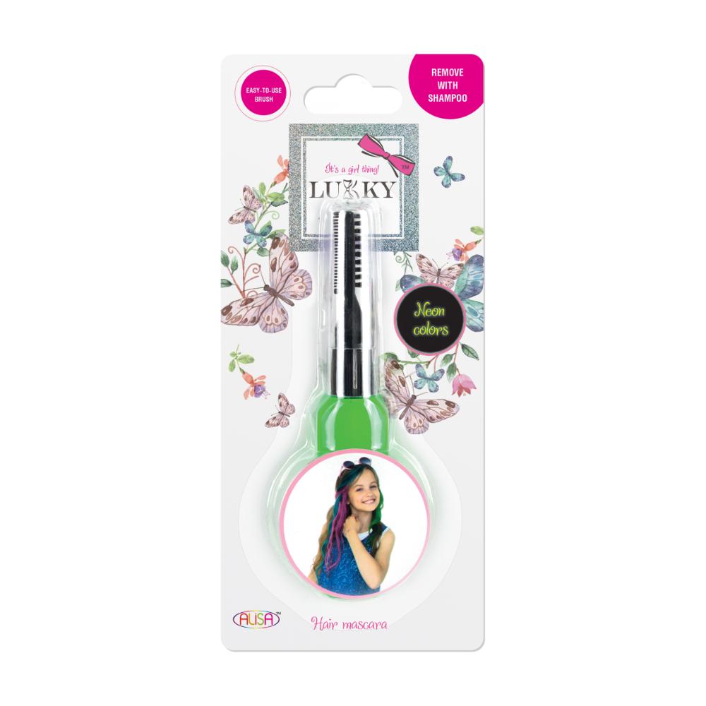 Lukky - Hair Mascara Neon 15ml Green