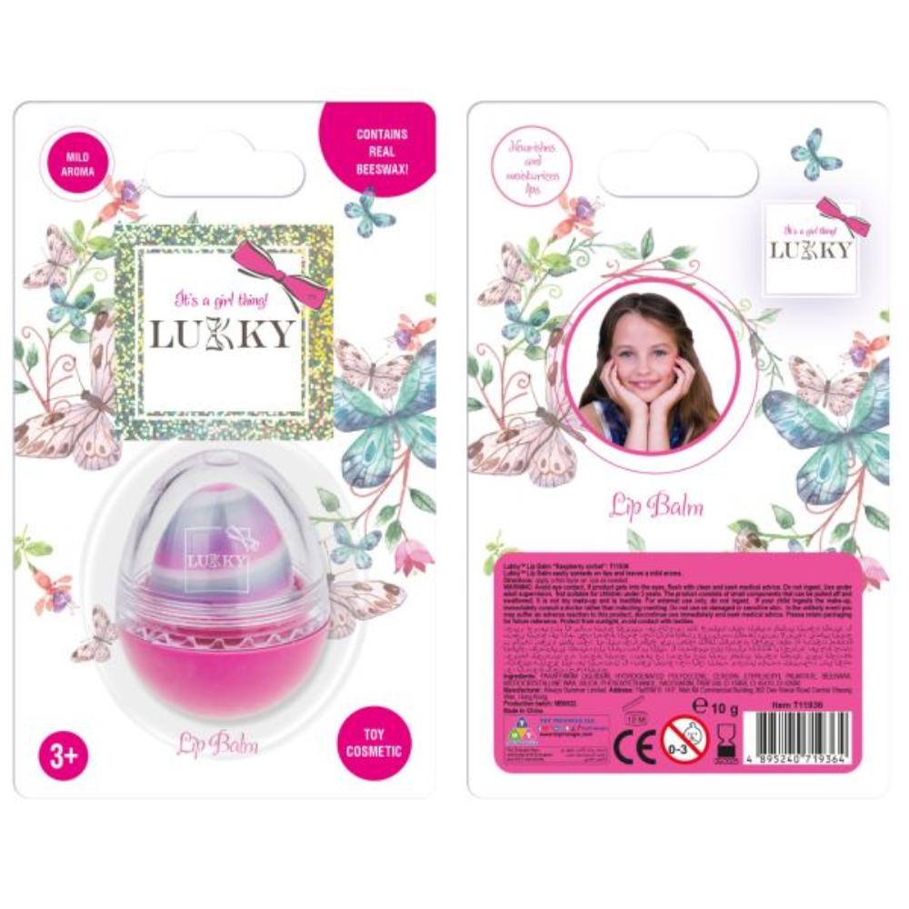 Lukky - Lip Balm Egg-Shaped 10g Raspberry Sorbet