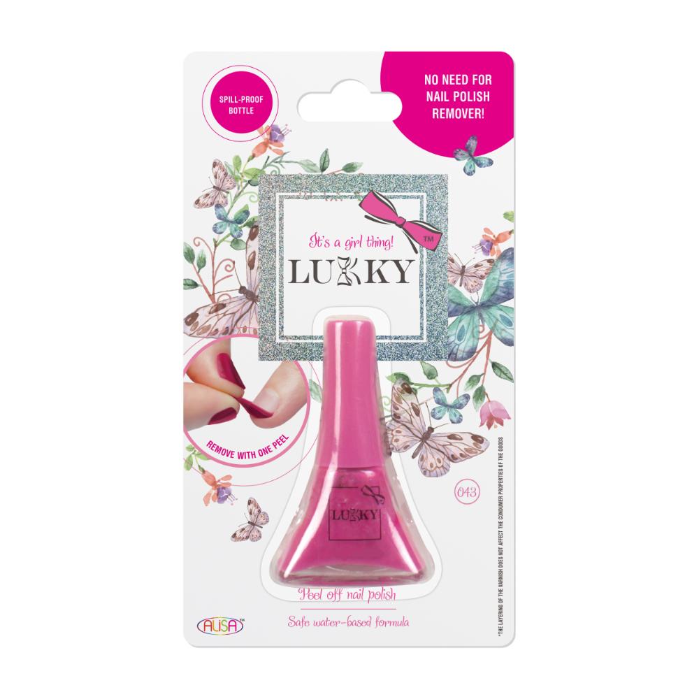 Lukky - Peel-Off Nail Polish 5.5ml Pastel Pink