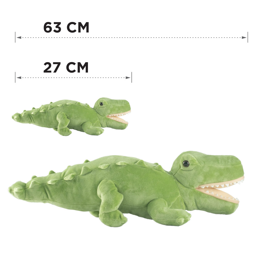Mad toys - Crocodile - Cuddly Soft Plush Stuffed Toy - 63cm - Dark Green