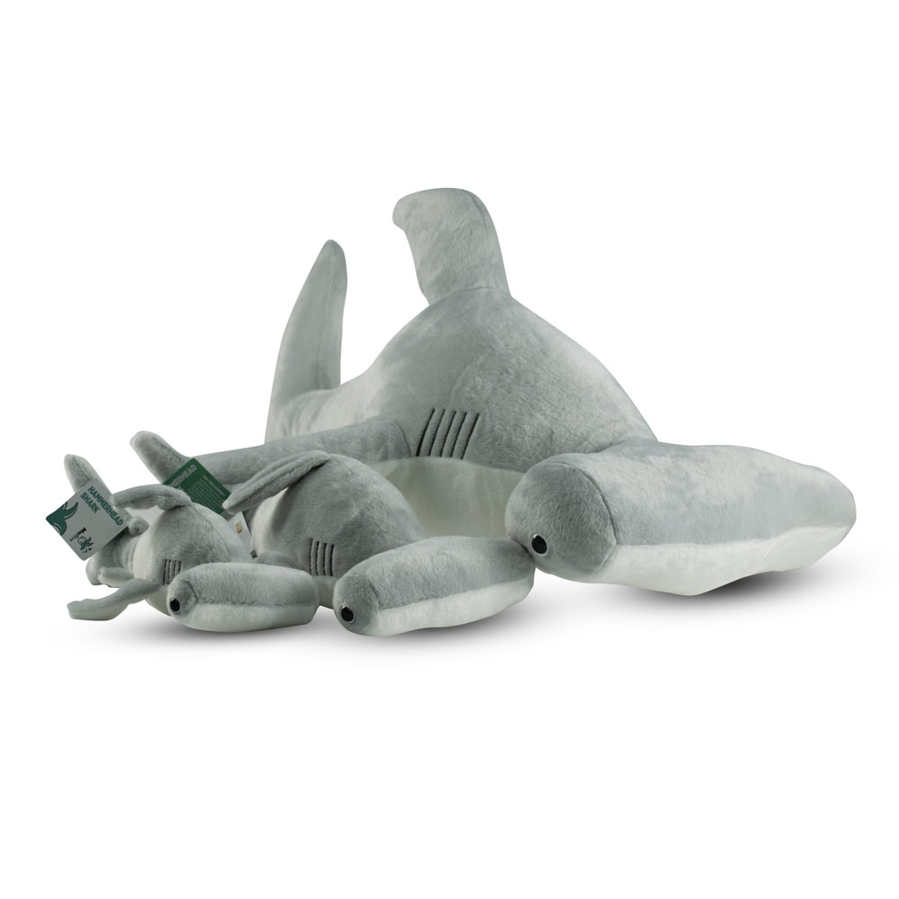 Mad toys - Hammerhead Shark - Cuddly Soft Plush Stuffed Toy - 80cm