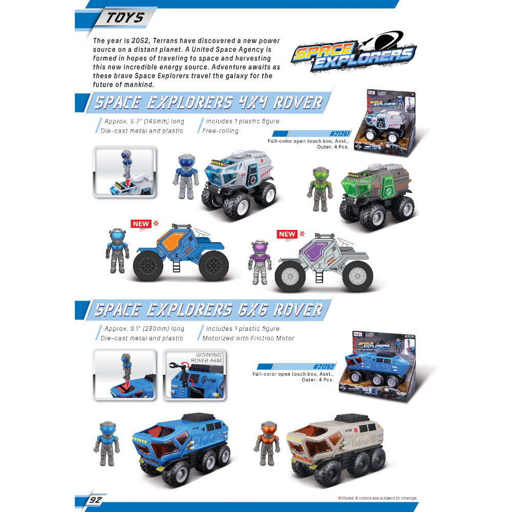 Maisto -5.7In Space Explorers 4X4 Rover