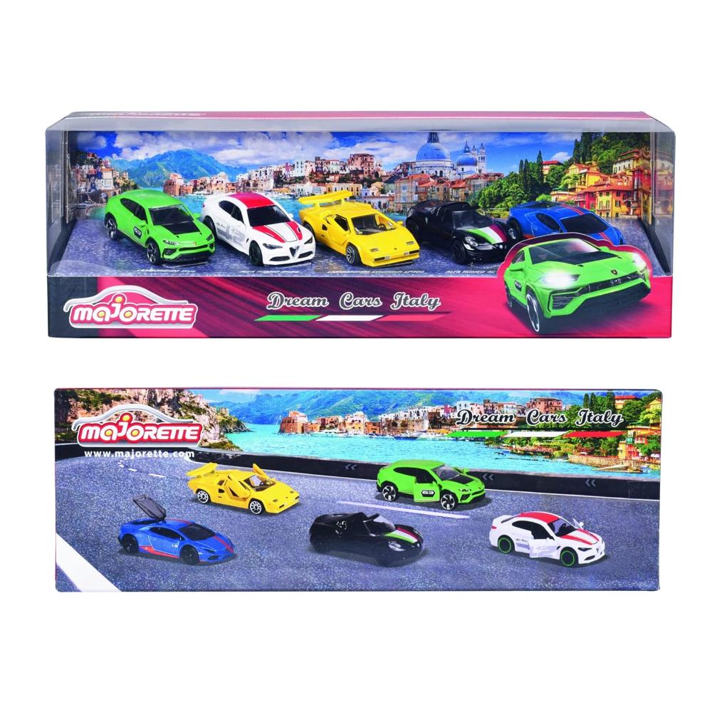 Majorette - Dream Cars Italy - 5 Pieces Giftpack