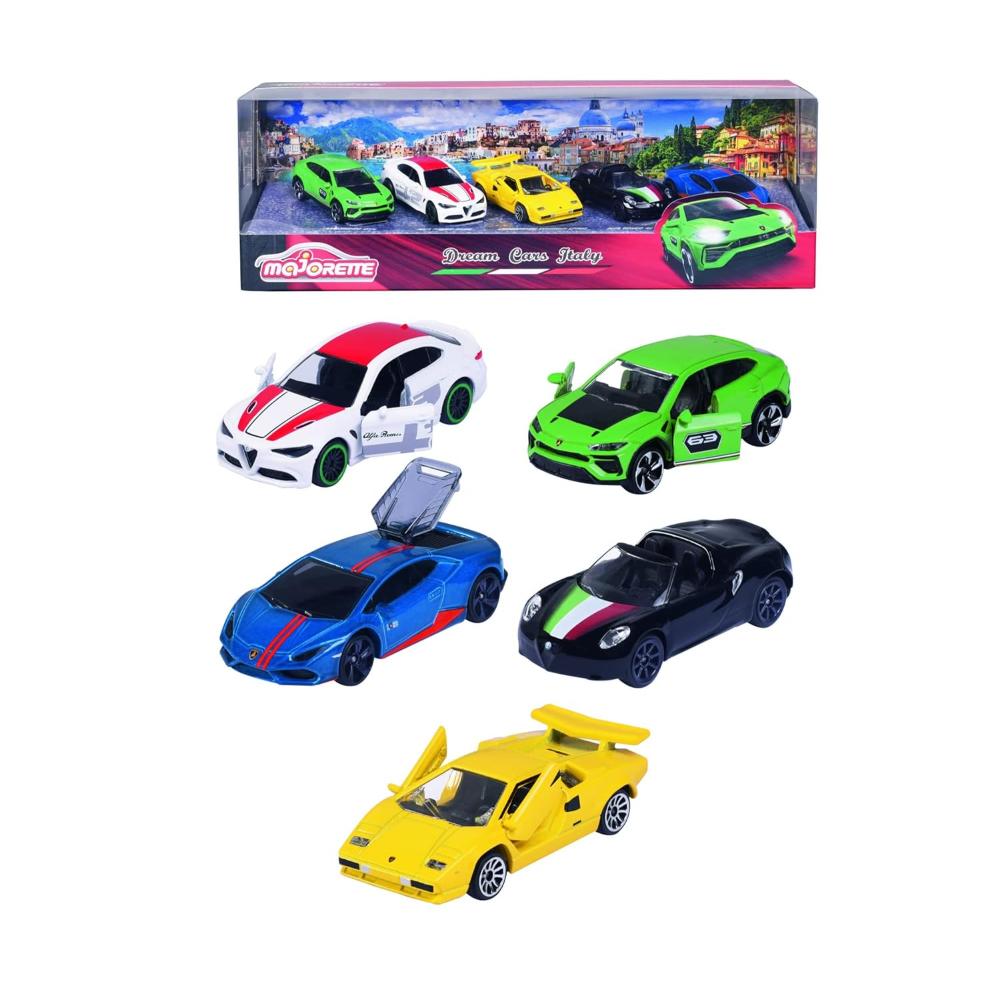 Majorette - Dream Cars Italy - 5 Pieces Giftpack