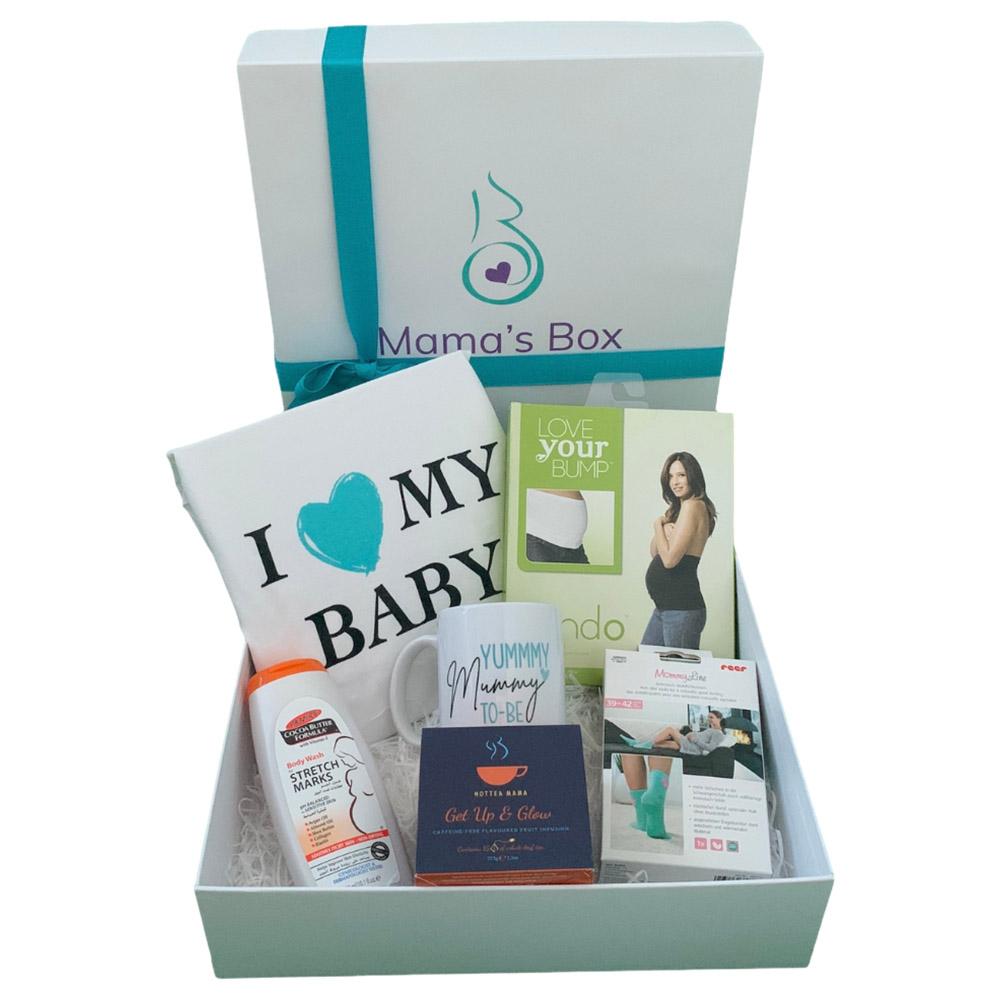 Mama's Box - 2nd Trimester Pregnancy Gift Box for Girl - White Color - Medium-Large