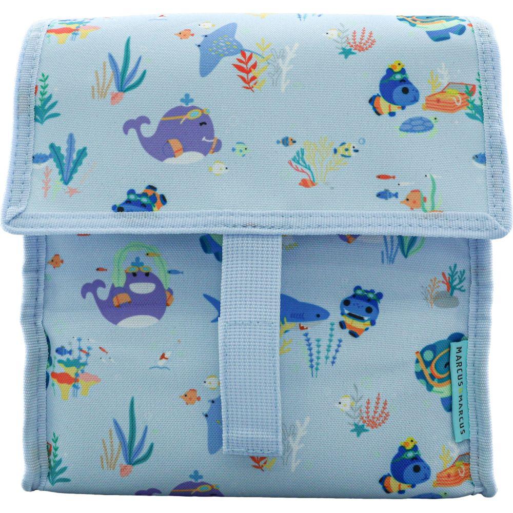 Marcus & Marcus - Foldable Insulated Lunch Bag (Sealife)