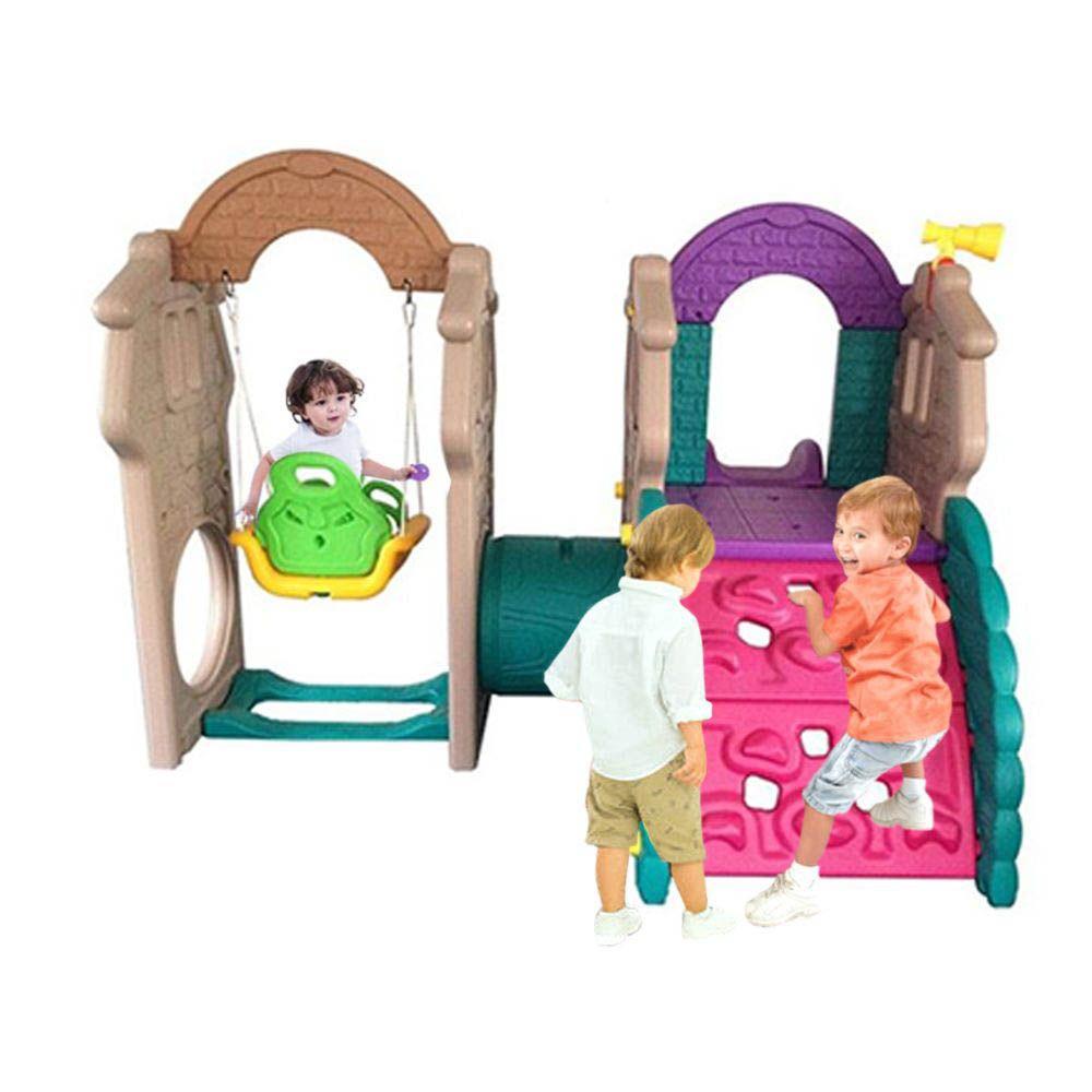 Megastar - Tunnel Playhouse With Swing And Slide Garden Play
