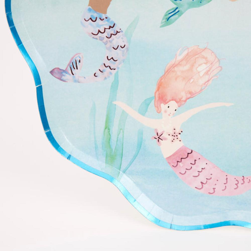 Meri Meri - Mermaids Swimming Plates