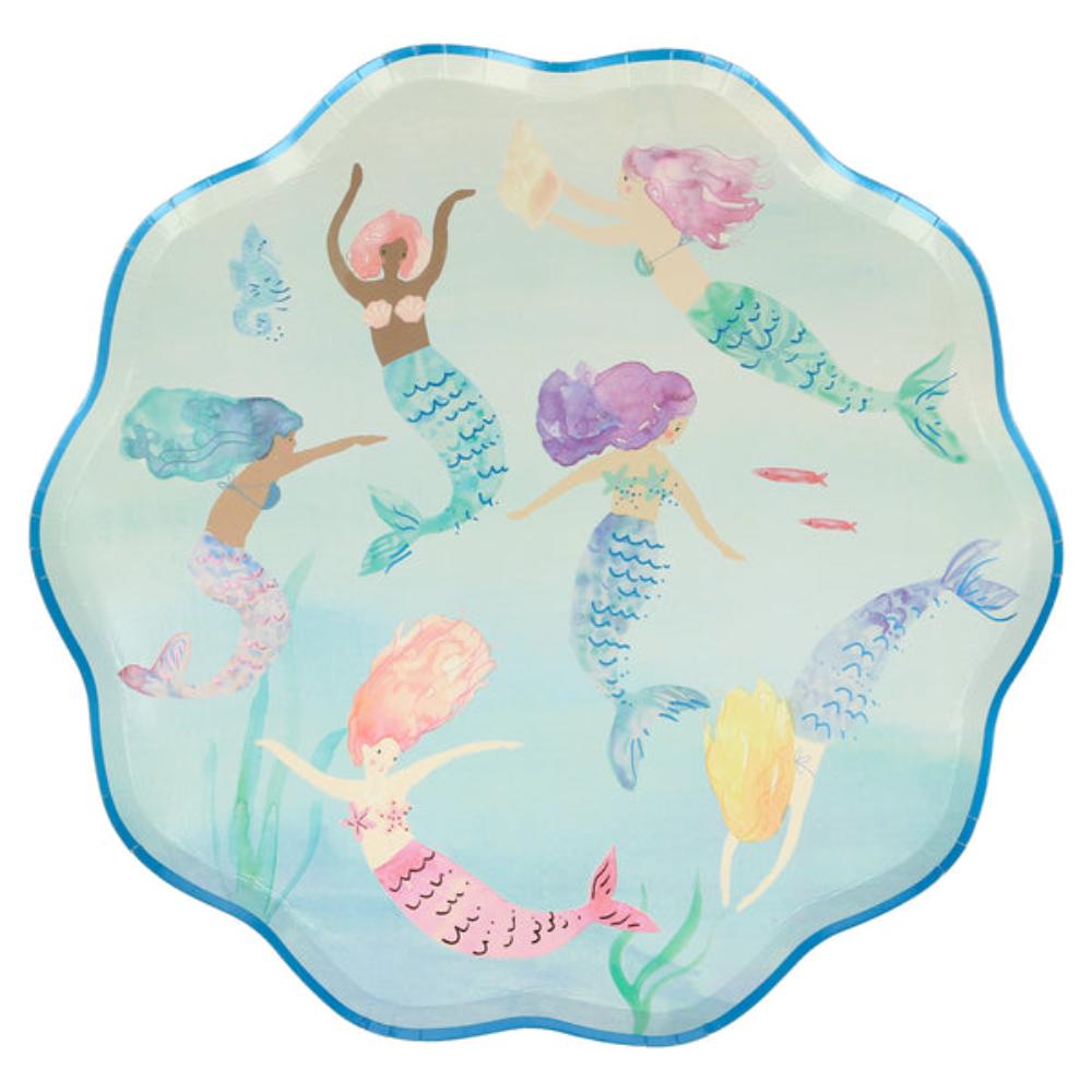 Meri Meri - Mermaids Swimming Plates