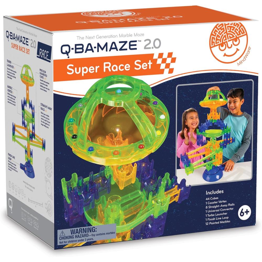 Mindware - Q-Ba-Maze Super Racing Building Marble Set