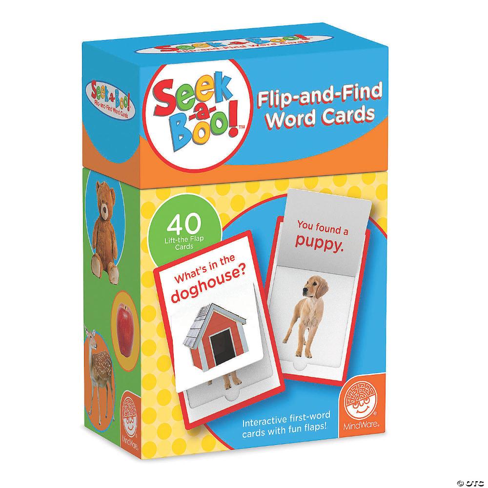 Mindware - Seek A Boo!: Flip-and-Find Word Cards