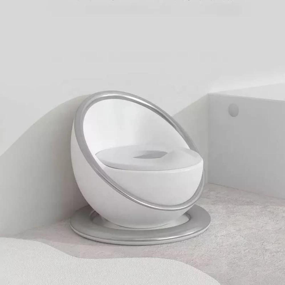 Mini Panda - Space Tolly Potty Training Seat 6m-6y - Cool Gray