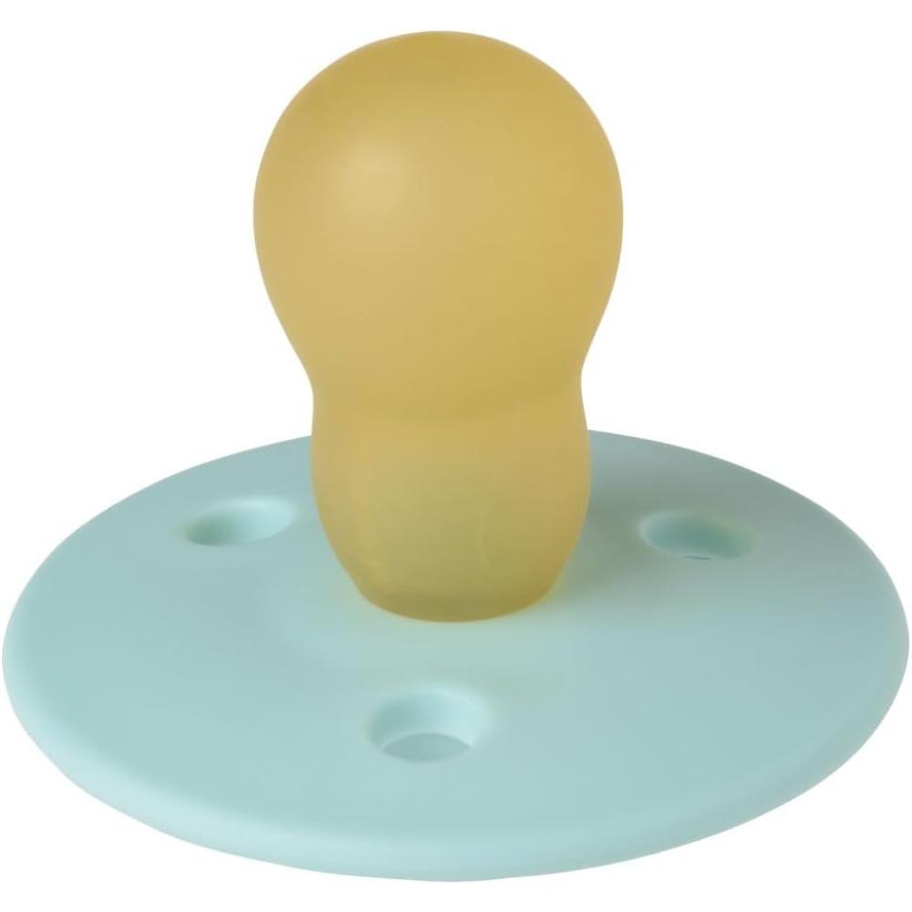 Mininor - Round Pacifier Latex 6M - Cool Mint
