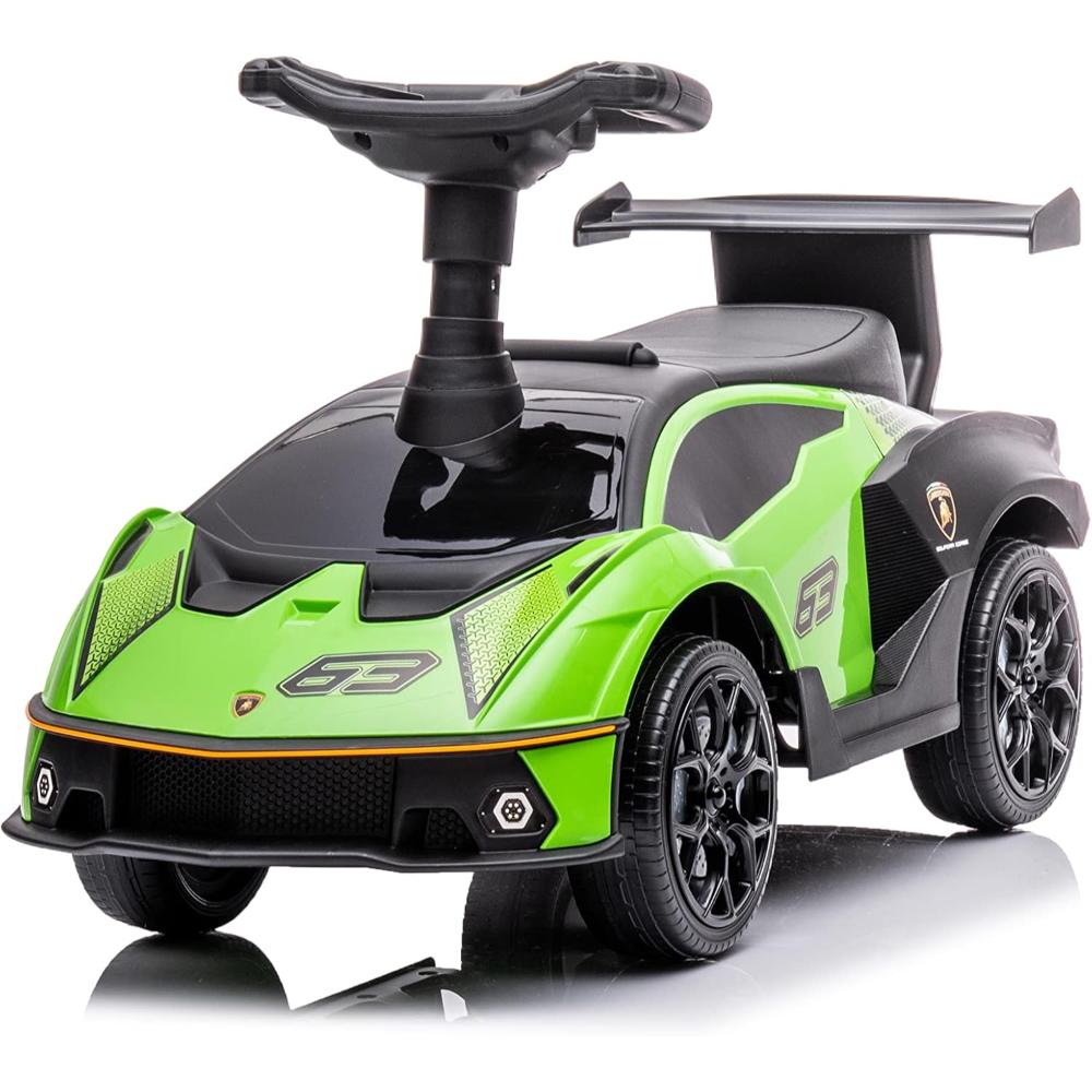 MYTS - 2 In 1 Lamborghini Essenza Scv12 Licensed Kids Push Along Ride-On - Green