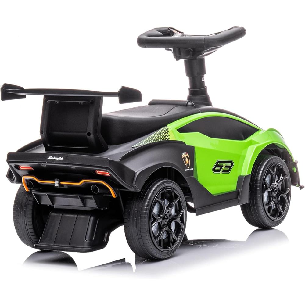 MYTS - 2 In 1 Lamborghini Essenza Scv12 Licensed Kids Push Along Ride-On - Green