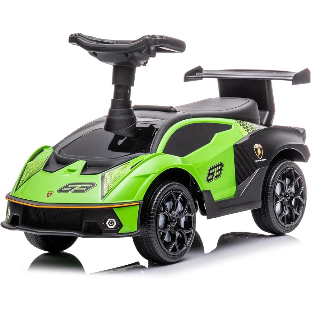 MYTS - 2 In 1 Lamborghini Essenza Scv12 Licensed Kids Push Along Ride-On - Green