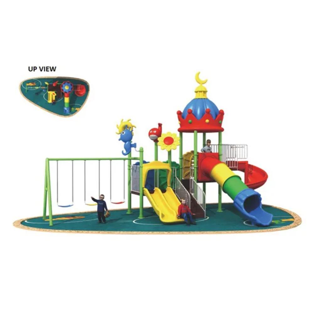 Myts - Moon Roof With Swings & Tube N Curvy Slides For Kids