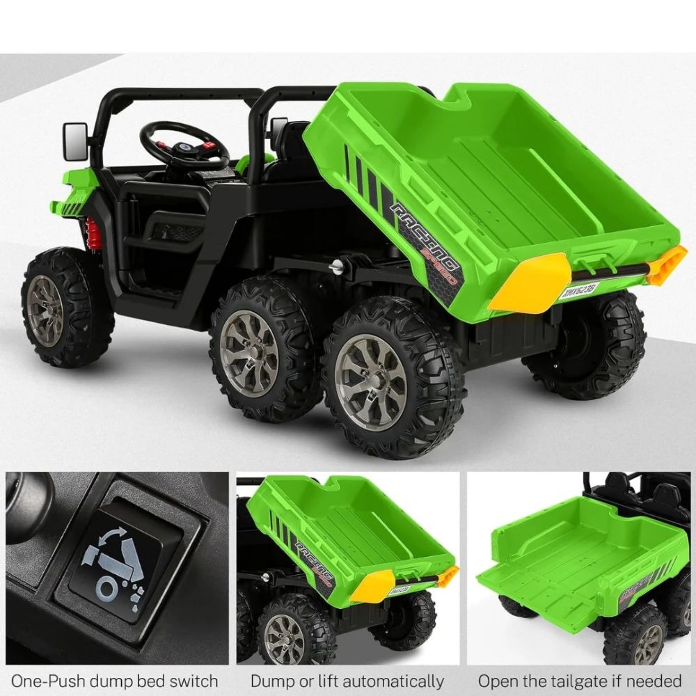 MYTS - Power Pickup Truck Adventure Ride on - Green