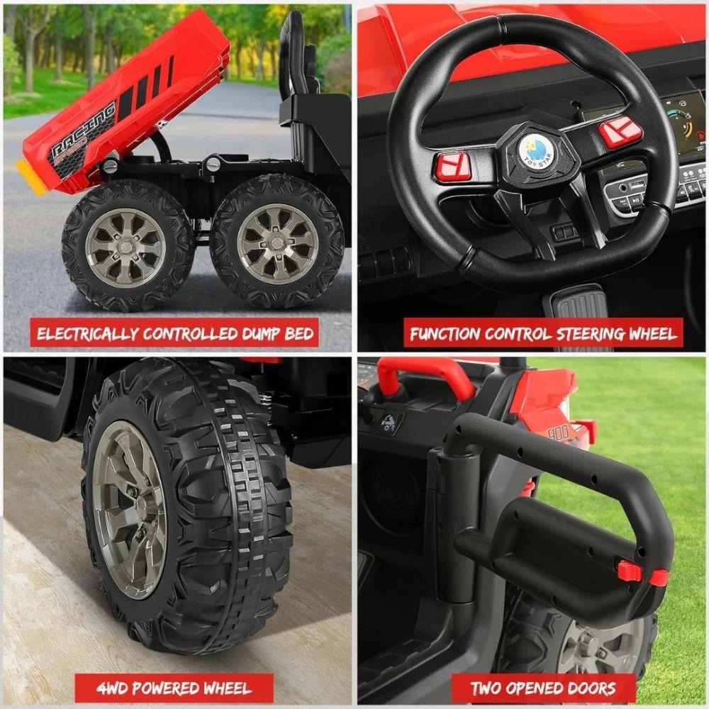 MYTS - Power Pickup Truck Adventure Ride on - Red