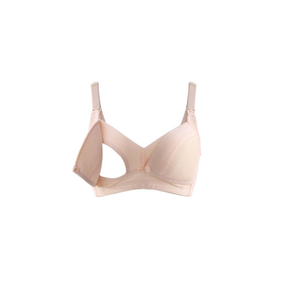 Okus - Comfy Cotton Maternity & Nursing Bra - Beige