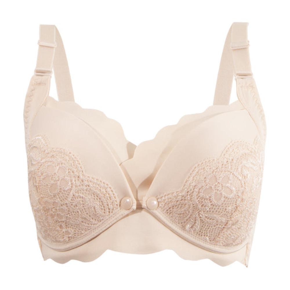 Okus - Elegant Seamless Maternity & Nursing Bra - Beige