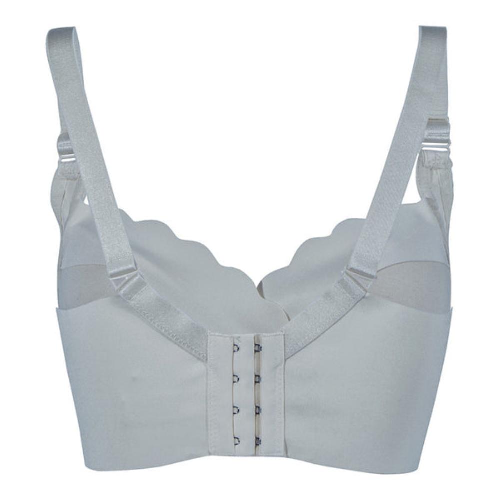 Okus - Elegant Seamless Maternity & Nursing Bra - Light Grey