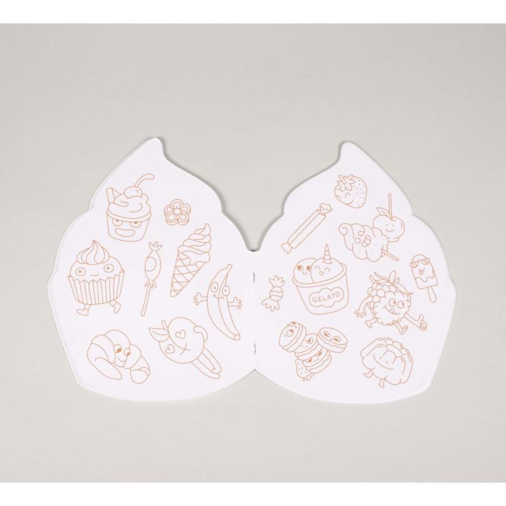 OMY - Sticker Shape Notebooks - Cupcake