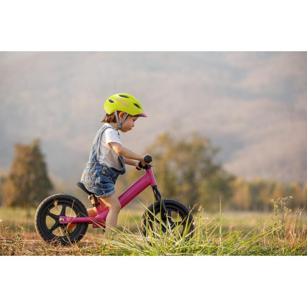 Safehead - TOTS Bike Helmet - Green Pink (XS)