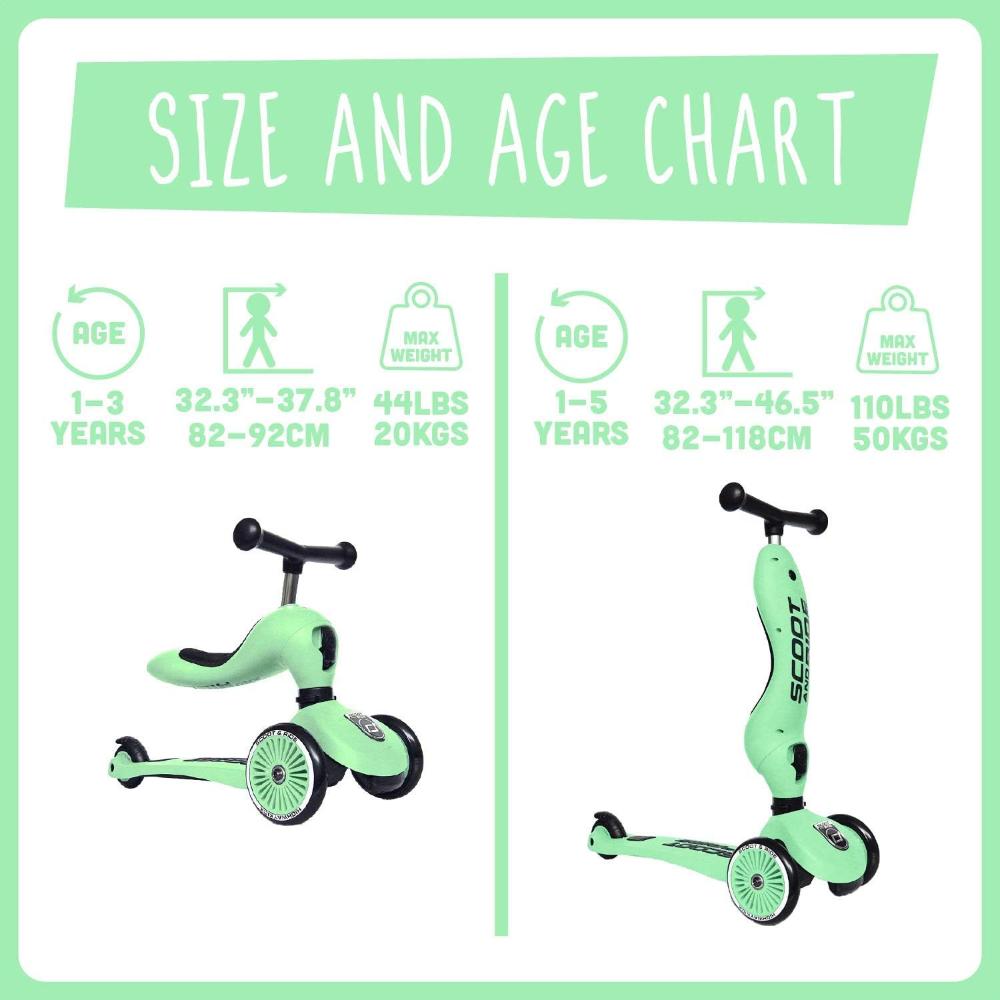 Scoot & Ride - Highwaykick 1 Scooter - Kiwi