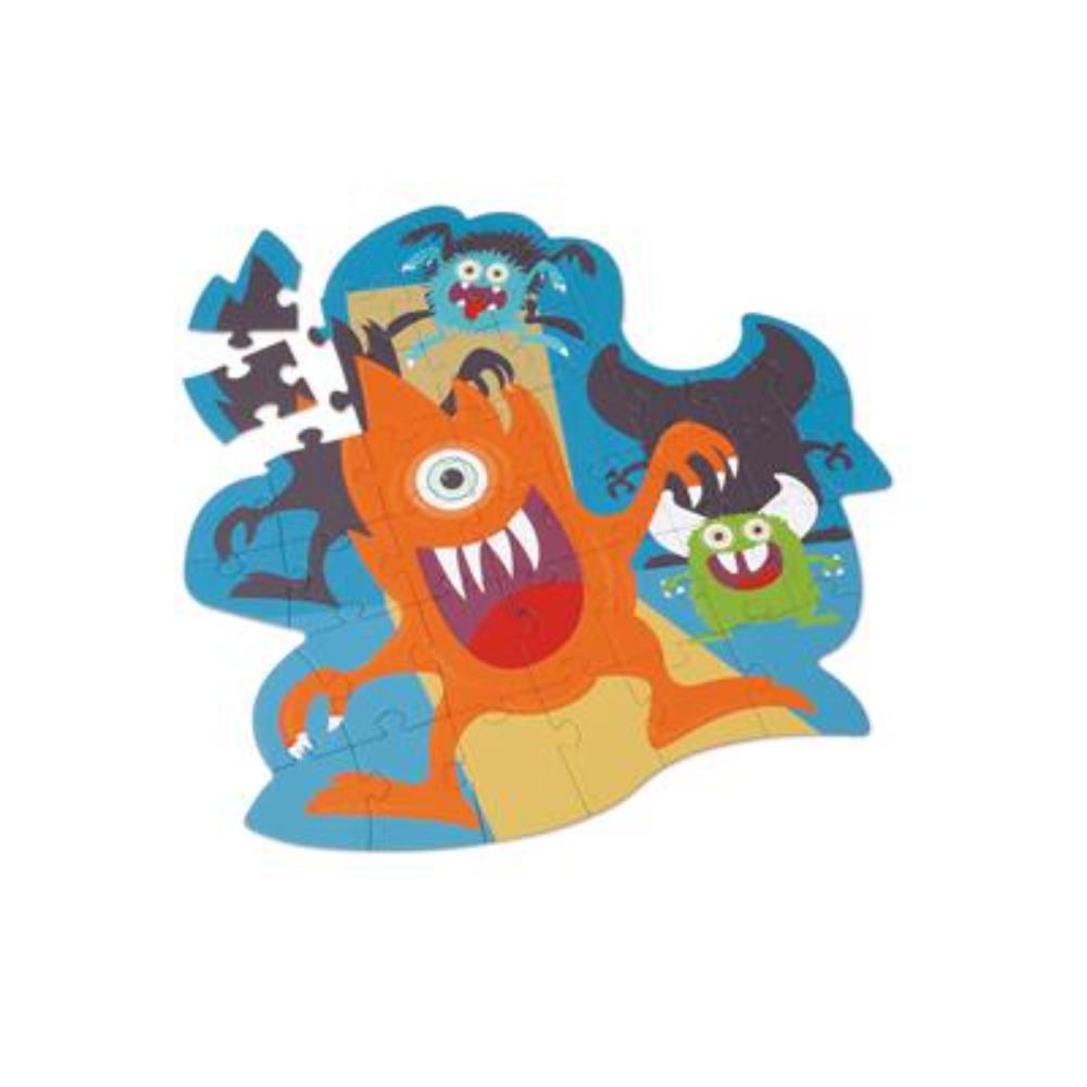 Scratch Europe - Contour Puzzle - Monster