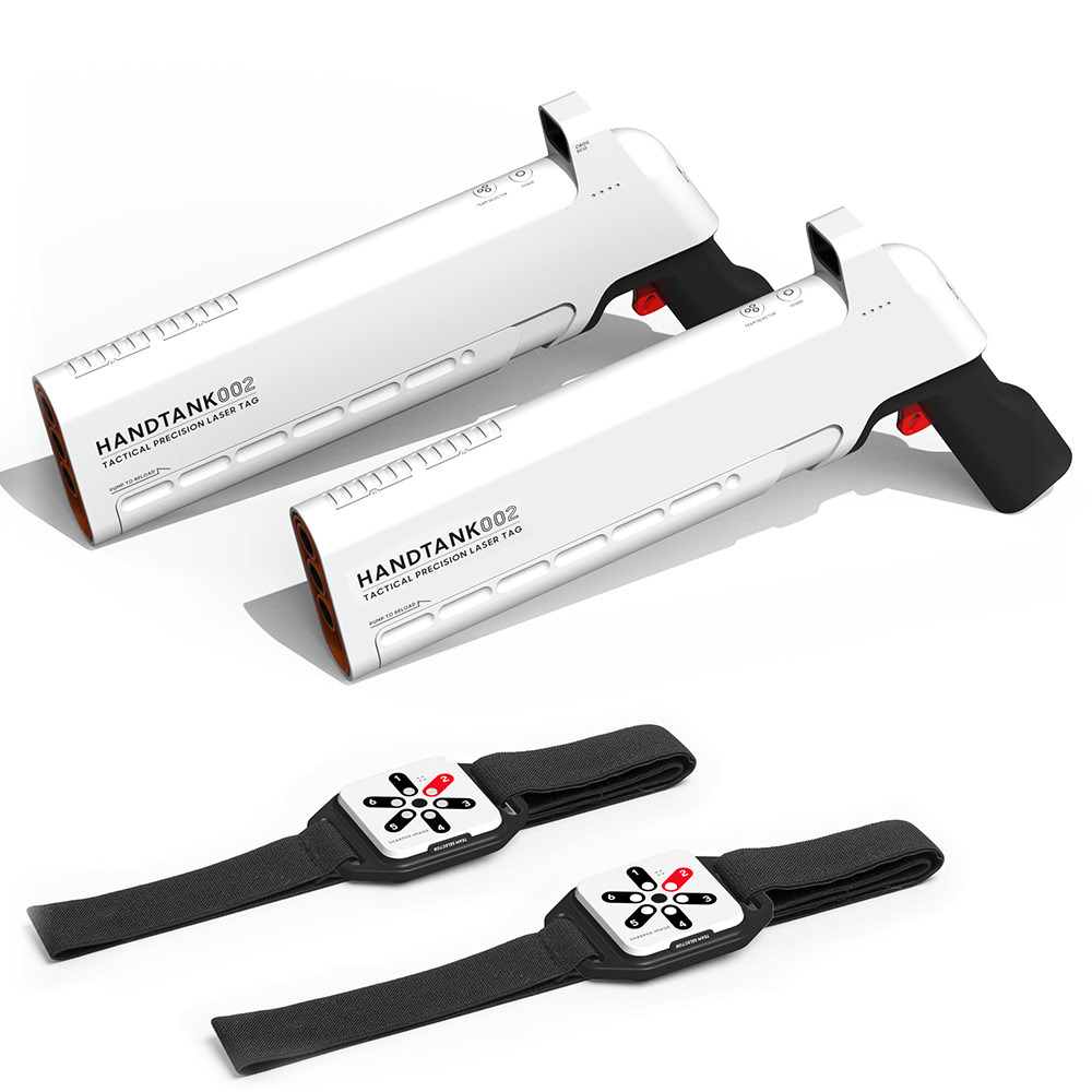 Sharper Image - Laser Tag Blast Pack 2 Player Laser Rifles Includes 2 Micro Damage Sensors